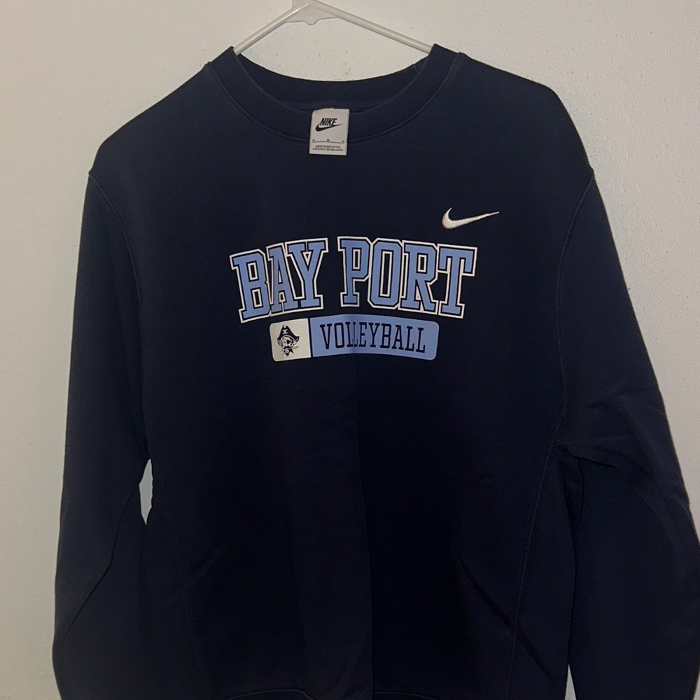 Nike Men's Black Bay Port Crewneck Sweater